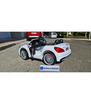 COCHE BATERIA MERCEDES AMG 12V, BLANCO - RC, SL65 (ASIENTO NEGRO) - INDA66-LE2338